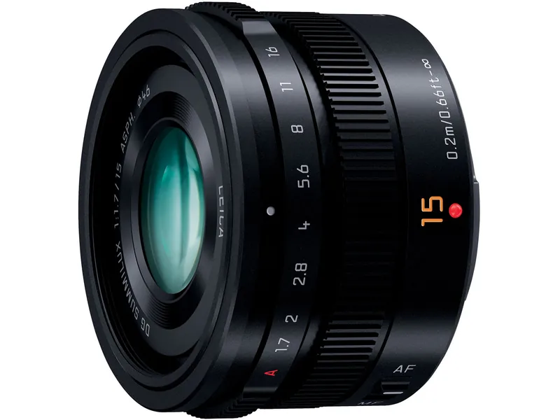 パナソニック LEICA DG SUMMILUX 15mm/F1.7 ASPH. H-X015 製品画像