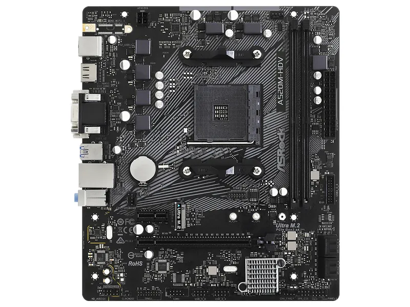 ASRock A520M-HDV 製品画像