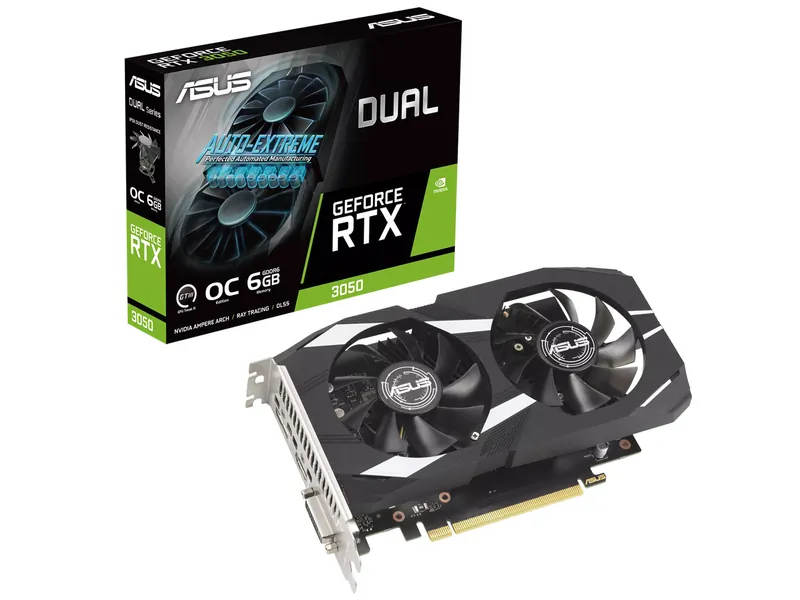 ASUS DUAL-RTX3050-O6G 製品画像