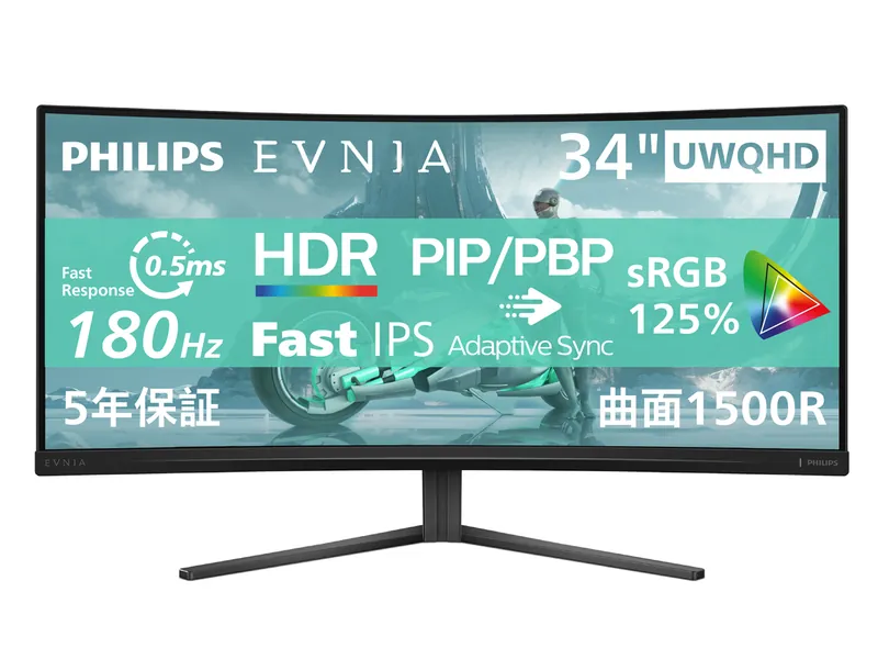 フィリップス EVNIA 34M2C3500L/11 製品画像