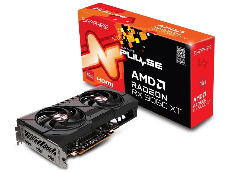 SAPPHIRE PULSE Radeon RX 9060 XT GAMING OC 16GB 製品画像