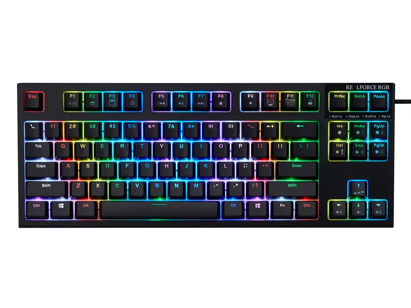 東プレ REALFORCE RGB TKL R2TLA-US4G-BK 製品画像